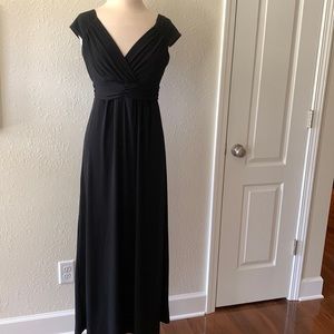 New Directions Black Sleeveless Maxi Dress Size Small S Long